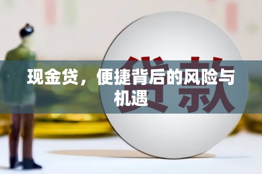 庐江现金贷，便捷背后的风险与机遇