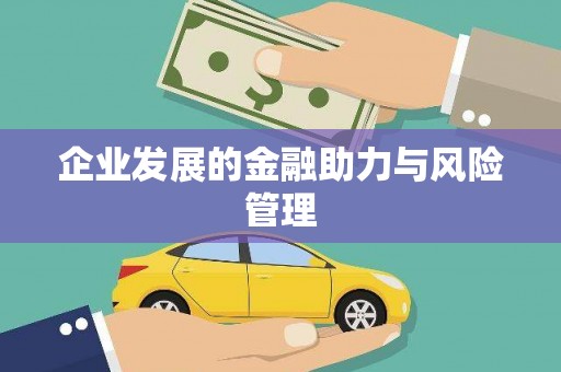 庐江企业发展的金融助力与风险管理