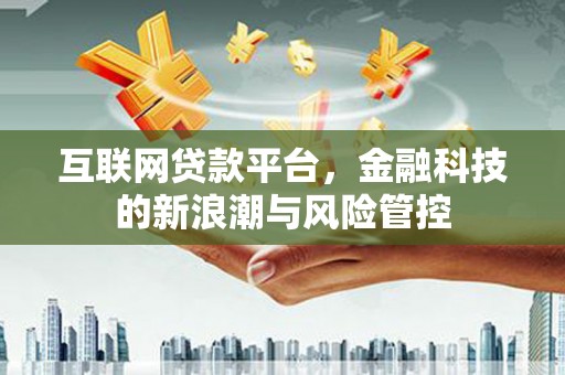 庐江互联网贷款平台，金融科技的新浪潮与风险管控