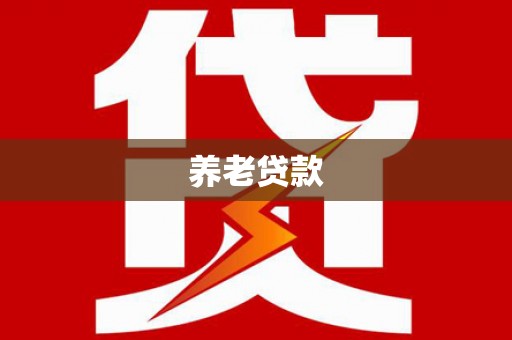 庐江养老贷款