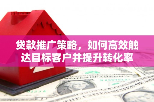 庐江贷款推广策略，如何高效触达目标客户并提升转化率