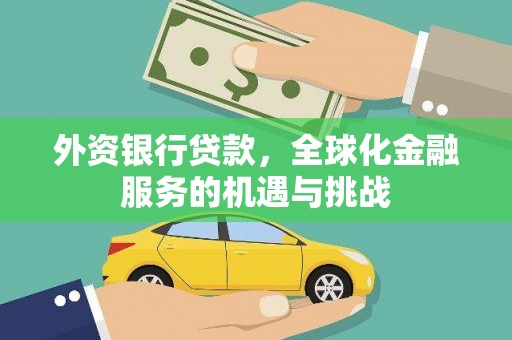 庐江外资银行贷款，全球化金融服务的机遇与挑战