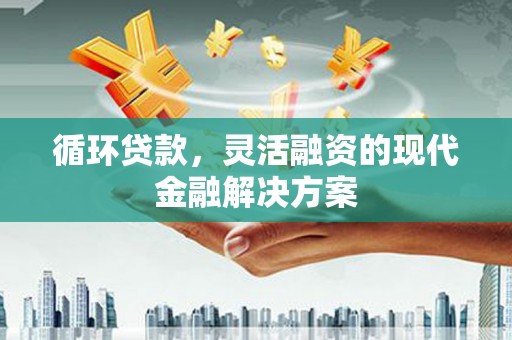 庐江循环贷款，灵活融资的现代金融解决方案