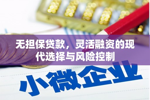 庐江无担保贷款，灵活融资的现代选择与风险控制