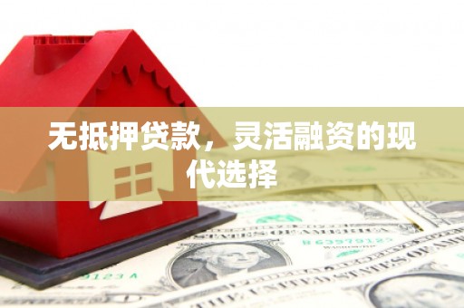 庐江无抵押贷款，灵活融资的现代选择