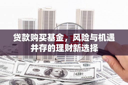庐江贷款购买基金，风险与机遇并存的理财新选择