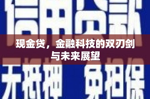庐江现金贷，金融科技的双刃剑与未来展望