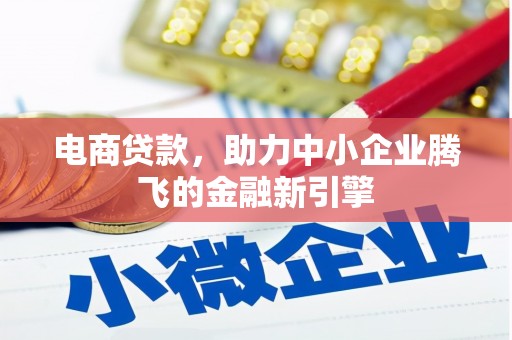 庐江电商贷款，助力中小企业腾飞的金融新引擎