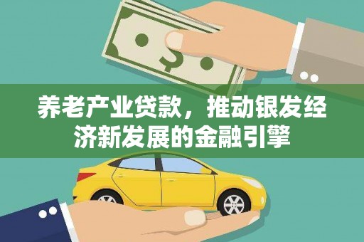 庐江养老产业贷款，推动银发经济新发展的金融引擎