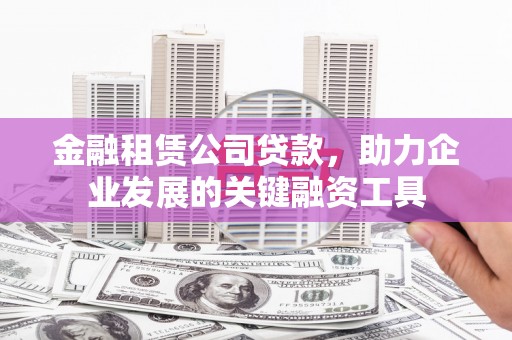 庐江金融租赁公司贷款，助力企业发展的关键融资工具
