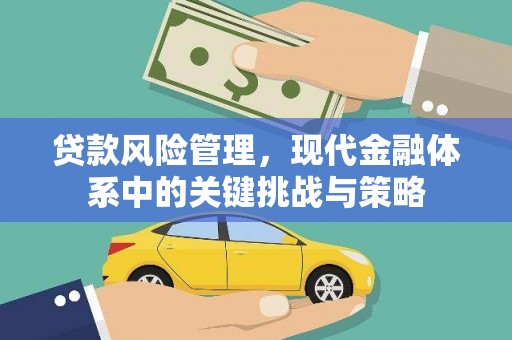 庐江贷款风险管理，现代金融体系中的关键挑战与策略