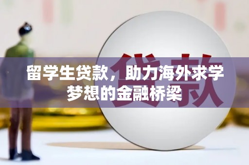庐江留学生贷款，助力海外求学梦想的金融桥梁