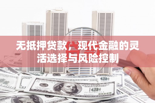 庐江无抵押贷款，现代金融的灵活选择与风险控制