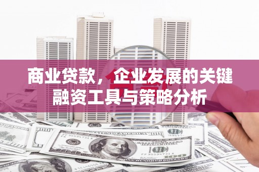 庐江商业贷款，企业发展的关键融资工具与策略分析