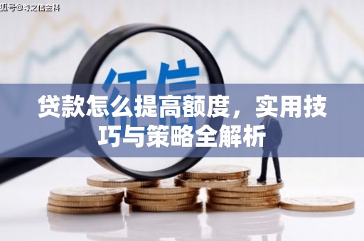 庐江贷款怎么提高额度，实用技巧与策略全解析