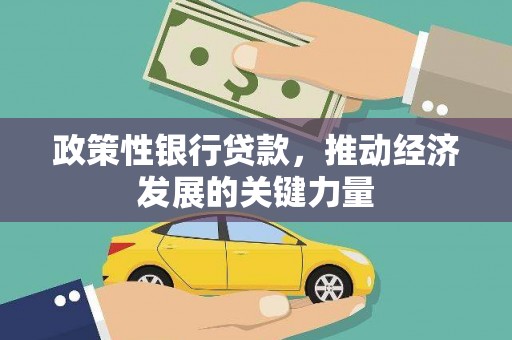 庐江政策性银行贷款，推动经济发展的关键力量