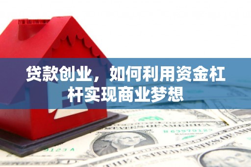 庐江贷款创业，如何利用资金杠杆实现商业梦想