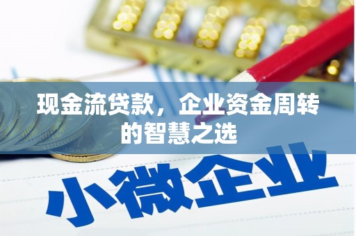 庐江现金流贷款，企业资金周转的智慧之选