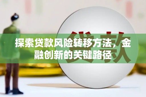 庐江探索贷款风险转移方法，金融创新的关键路径