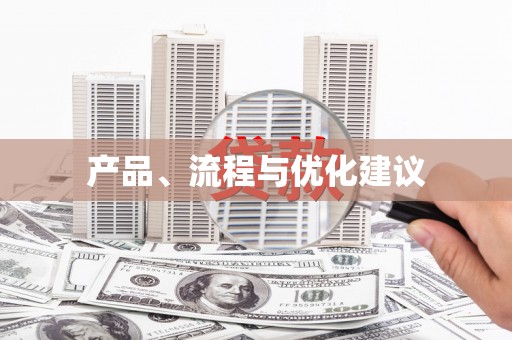 庐江产品、流程与优化建议