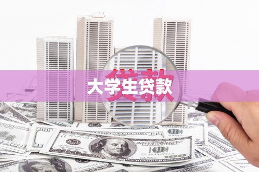 庐江大学生贷款